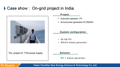 India Roof Power Station